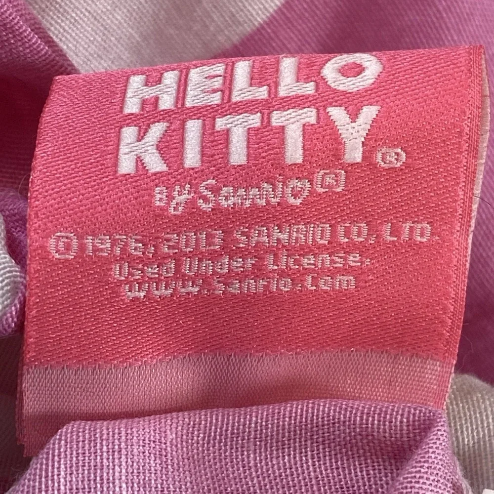Hello Kitty Sanrio Full Sheets Flat Fitted Set‎ Striped Y2K Bedding Kawaii Cute